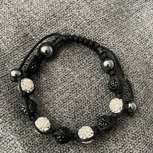 Swarovski Shambala Bracelet Black and Clear